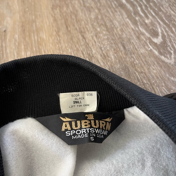 Auburn Sportswear Vintage 1980’s Satin Bomber Jacket - Picture 2 of 7